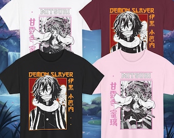 Koszulka Obanai & Mitsuri: Koszulka unisex Demon Slayer