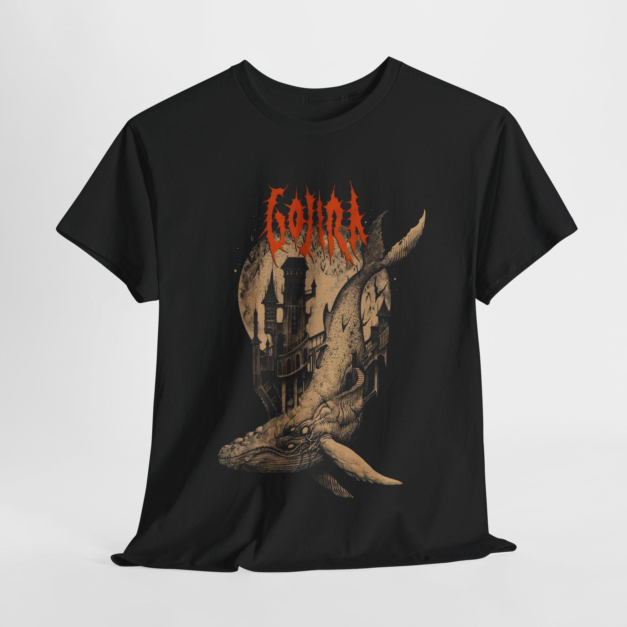 Official Gojira Whale Logo Ringer T-Shirt – Grey Band Tee For Men & Women