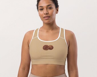 Sport-BH:ar med färgglada frukter