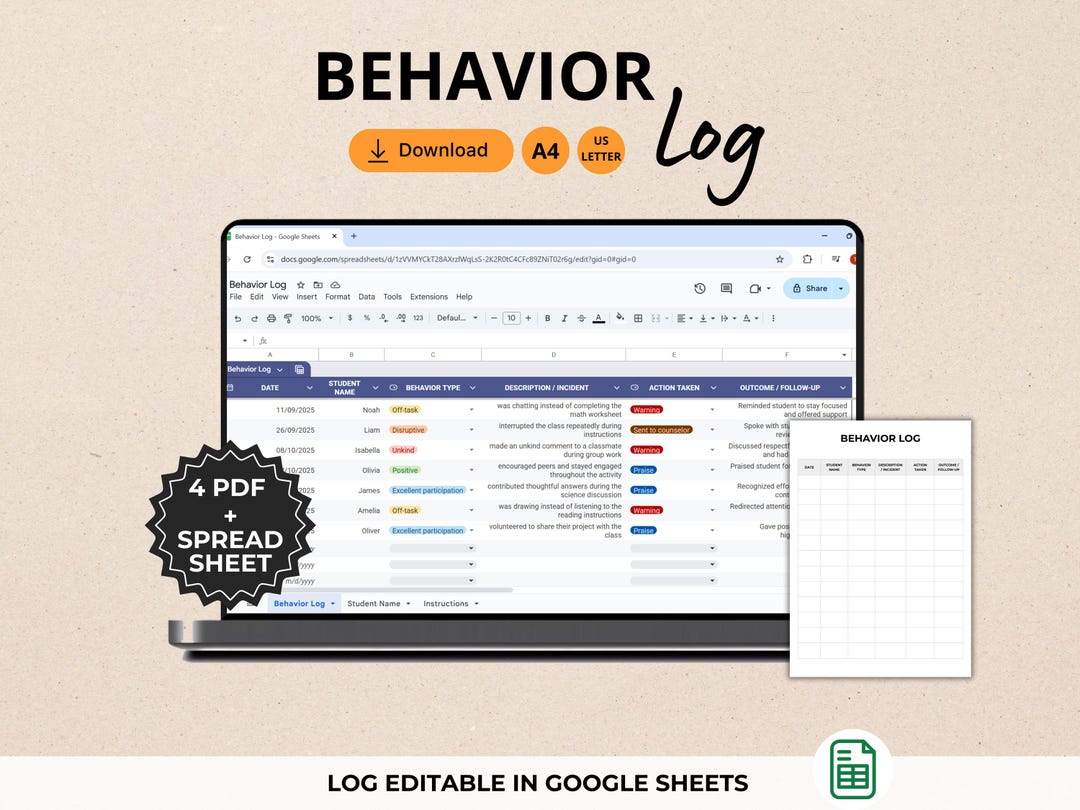 Behavior Tracker, Disturbing Conduct, Good Habits Chart, Analyzing ...