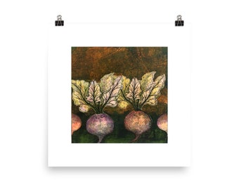 Turnip Clouds Print