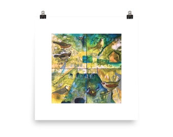 Bird Polyptych Print