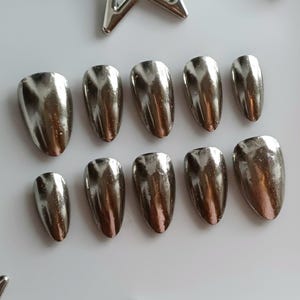 Basic EENKLEUR/ AANPASBAAR chroompers op nagels