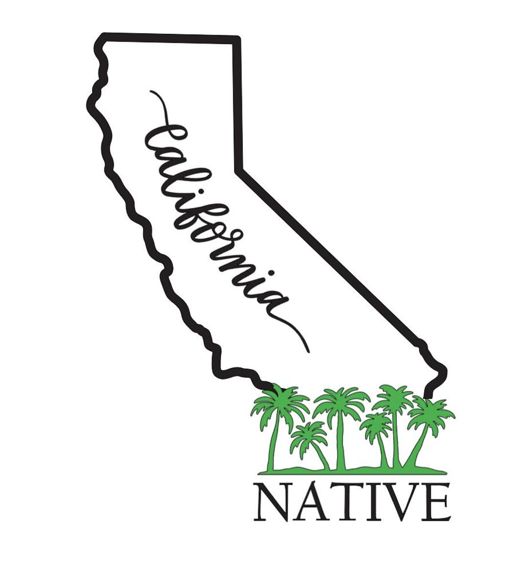 Native Californian, Custom Vinyl Decal, California - Etsy