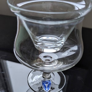 Vintage Waldonia Crystal Shrimps Cocktailgläser - 9er Set