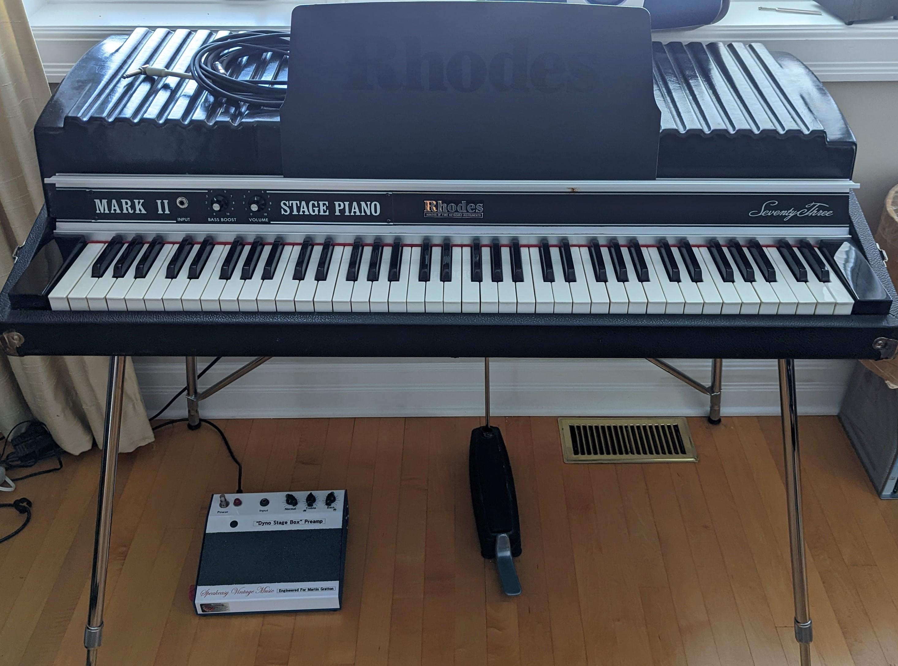 Rhodes Mark II Seventy Three ステージピアノ Rhodes Mark II Suitcase Piano Seventy Three（中古）【楽器