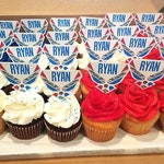 Air Force Cupcake Picks Air Force Cupcake Topper Air Force Etsy