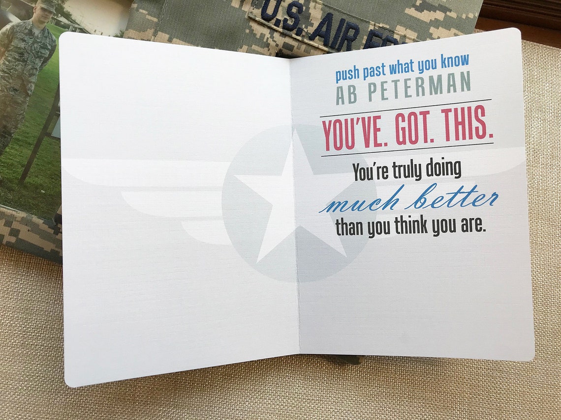 15 Air Force Card Basic Training Card Military | Etsy