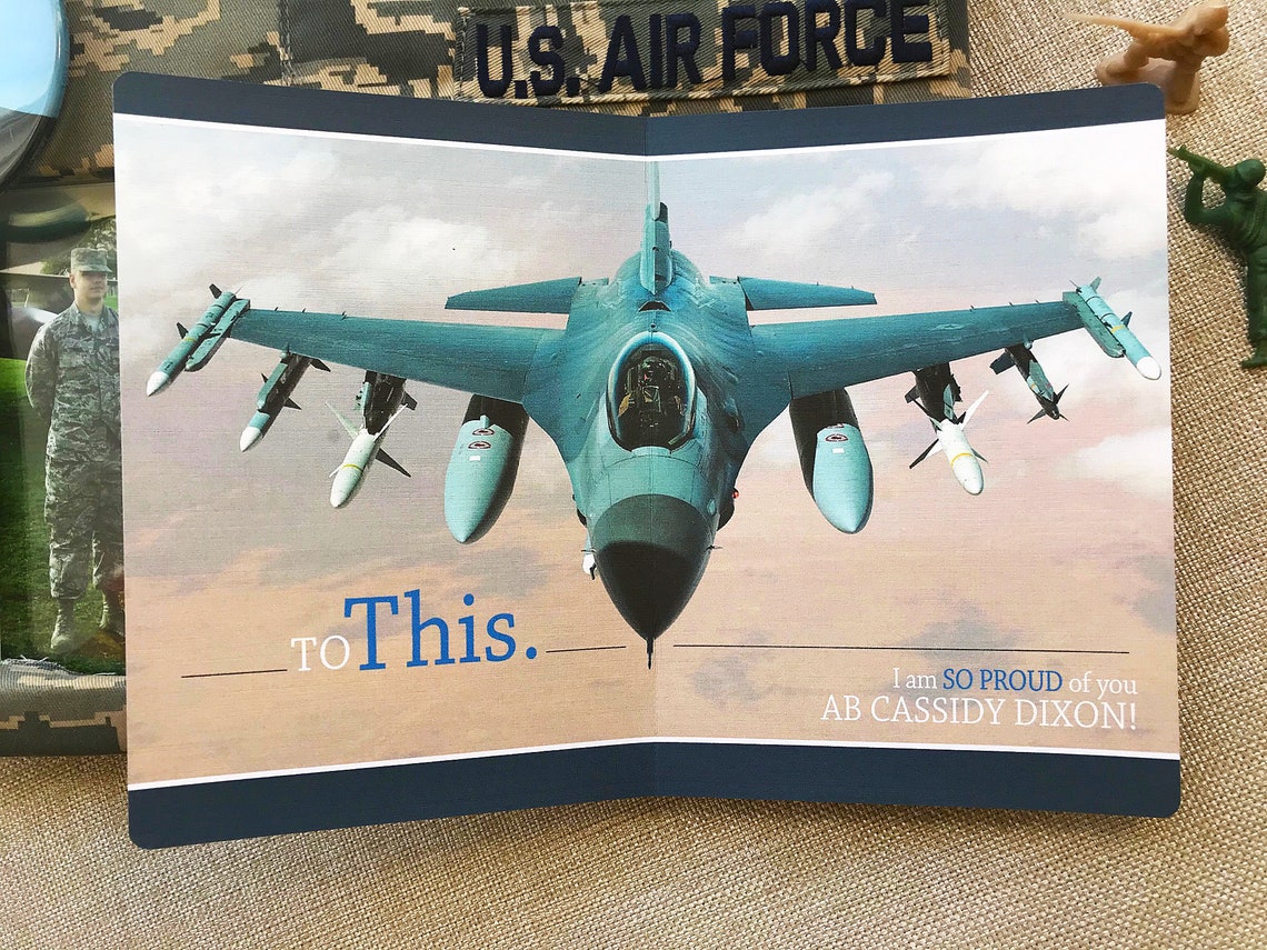 16 Air Force Card Basic Training Card Military | Etsy