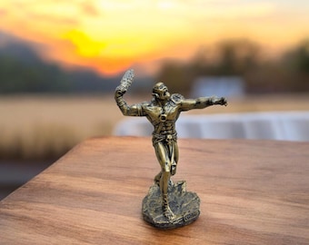 Cyclops Statue – Greek Mythology Figurine – Handmade Bronze Warrior Sculpture