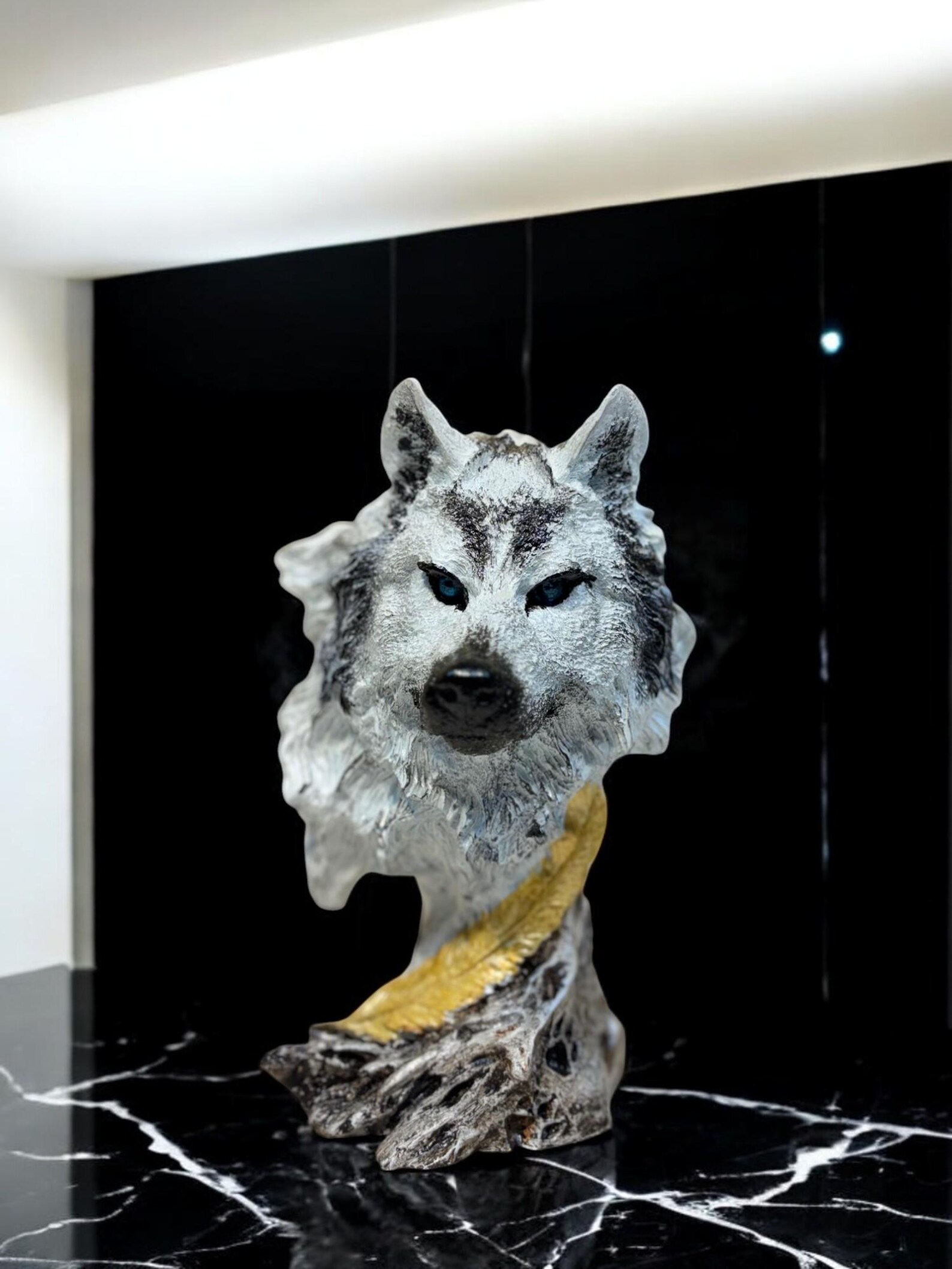 Rustic Wolf Wolf - Handmade Wolf Head Sculpture – Rustic Wildlife Decor - Etsy