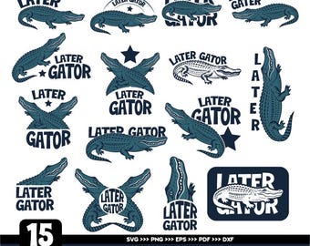 Funny Alligator SVG Bundle: Sarcastic Gator Designs (Digital Download