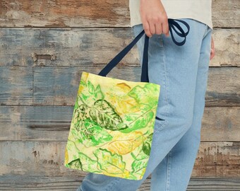 Leaf Print Tote Bag, eco-friendly