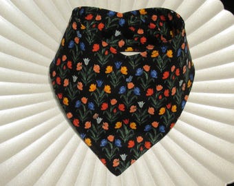 Rifle Paper Company Curio Tulips Floral Dog Bandana Pet Scarf with Adjustable Snaps