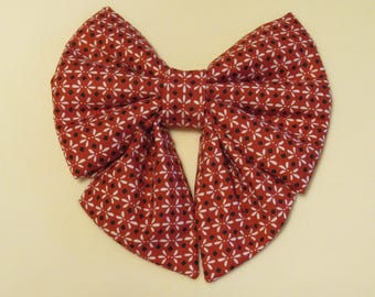 Holiday Snow Angels Dog Cat Lady Sailor Bow Tie: Easy Collar Attachments