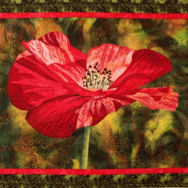 Poppy Quilt Pattern Etsy