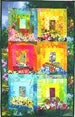 Myra's Window Boxes Art Quilt Technique by Lenore Crawford 