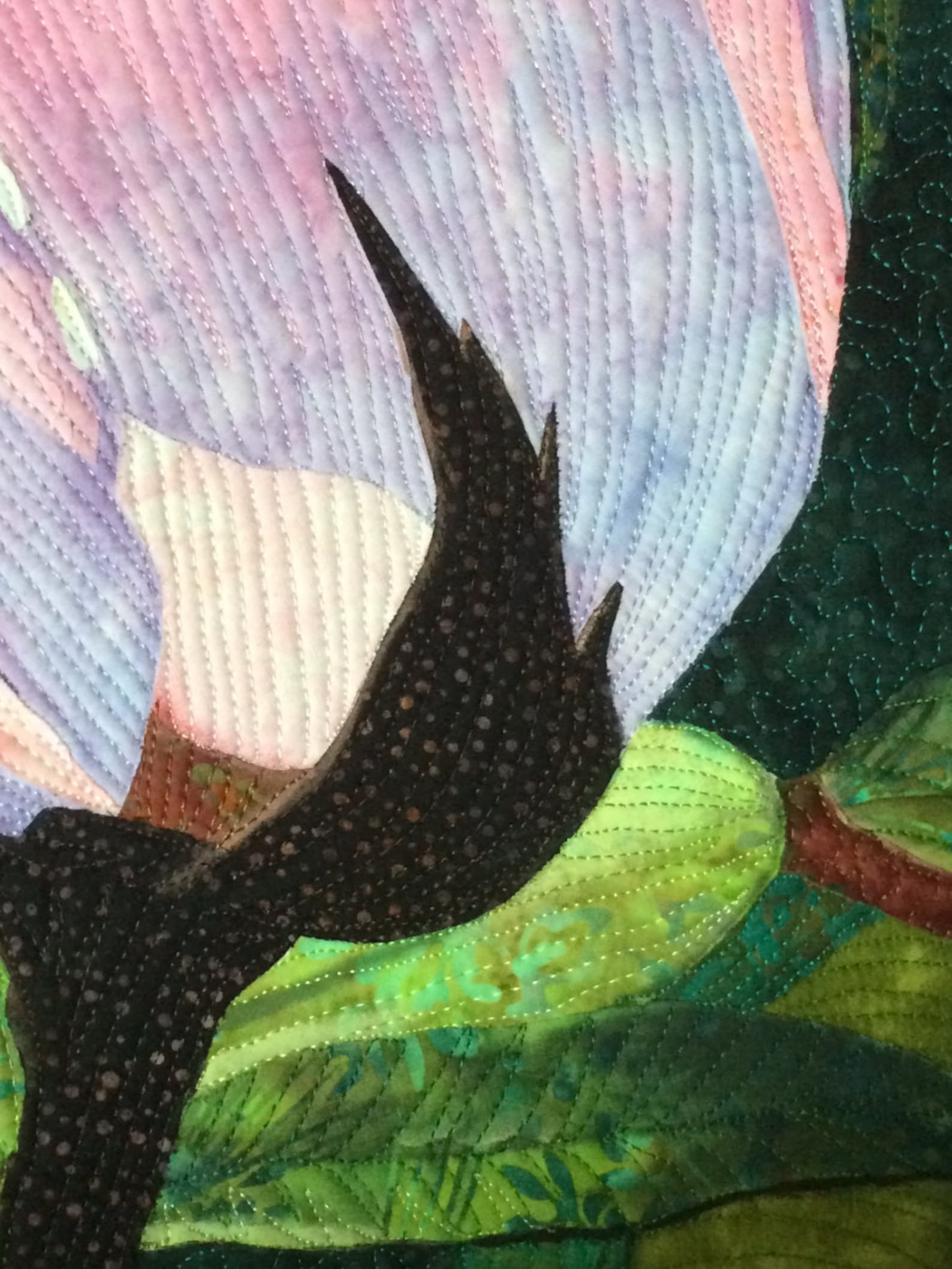 Rose Bud Art Quilt Pattern by Lenore Crawford Etsy