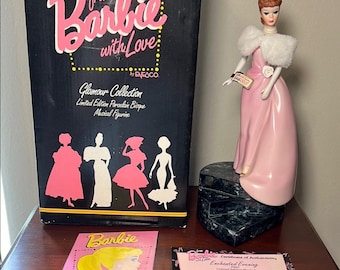 Vintage 1990-tals musikalisk glamoursamling Barbie ny i originalförpackning med äkthetsintyg