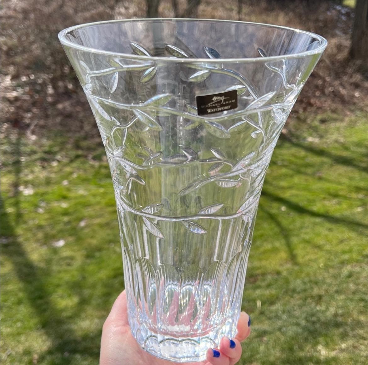 Large waterford crystal vase - Etsy 日本