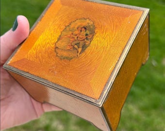 オリジナルの箱入り、オーストリアのヴィンテージ ポンパドール香水瓶
