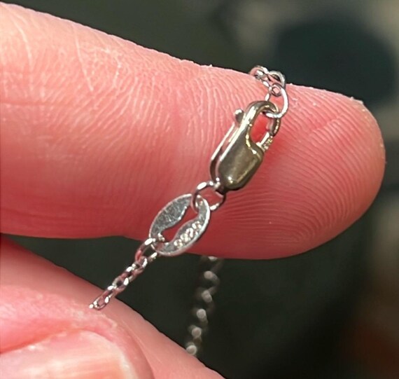 Cross Necklace Gothic Style Solid 925 Sterling Si… - image 5