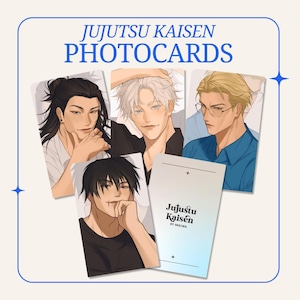 Jujutsu Kaisen-fotokaarten | Gojo Satoru | Geto Suguru | Nanami Kento | Toji Fushiguro