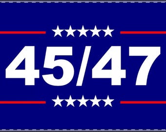 TRUMP Double Sided Flag - 4 Sizes