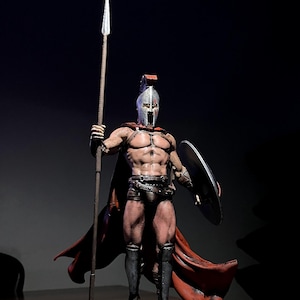300 Spartan Leonidas Figurka – Druk 3D i Malowanie ręczne – Statua 30 cm