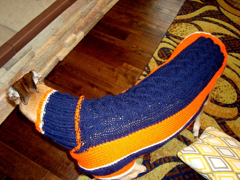 dog sweater/ greyhound sweater knitting pattern PDF file ONLY image 7