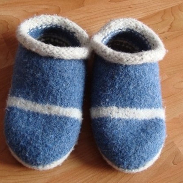 Felted Clog / Slipper Knitting Pattern PDF file ONLY!