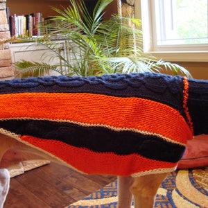 dog sweater/ greyhound sweater knitting pattern PDF file ONLY image 5