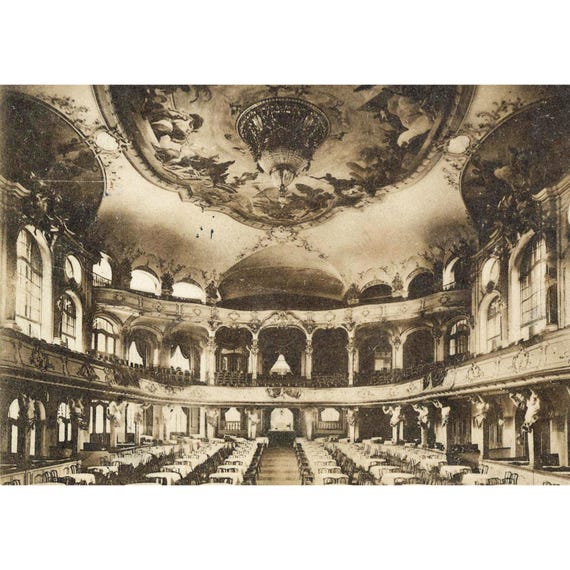 Retro postcard / Munich / German Theater / around 1902