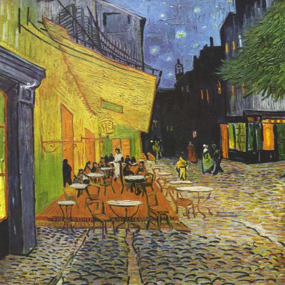 Postcard / Masterpieces / Vincent van Gogh / Café Terrace in the Evening