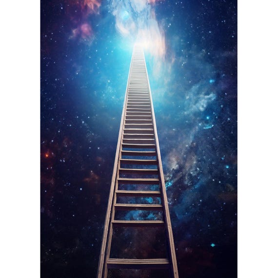 Postcard. Ladder to Heaven
