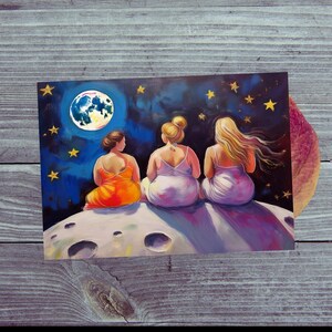 Postkarte / Frauen im Weltall / Drei inspirierende Frauen im Weltall