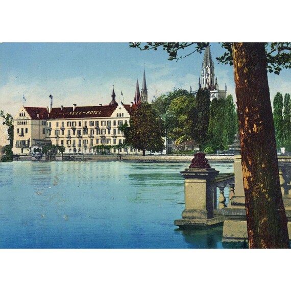 Postcard. Konstanz Inselhotel