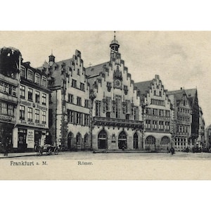 Postkarte. Frankfurt a. Main Römer