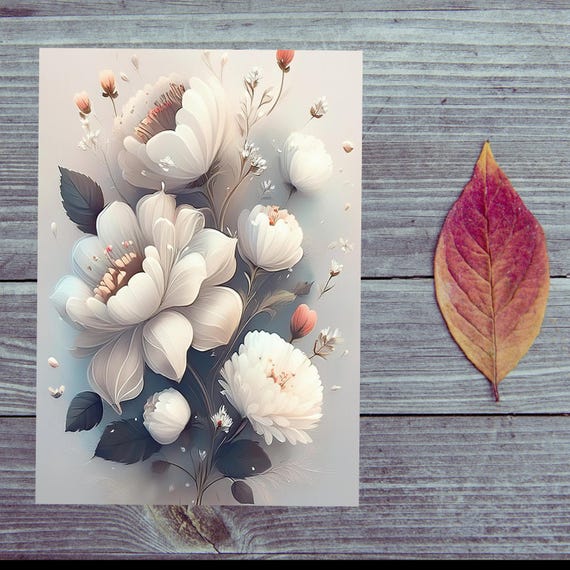 Postcard / Flowers / Loving Flower Postcard