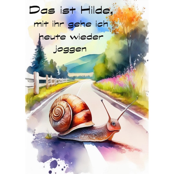 Postcard. This is Hilde, I'm going jogging with her again today