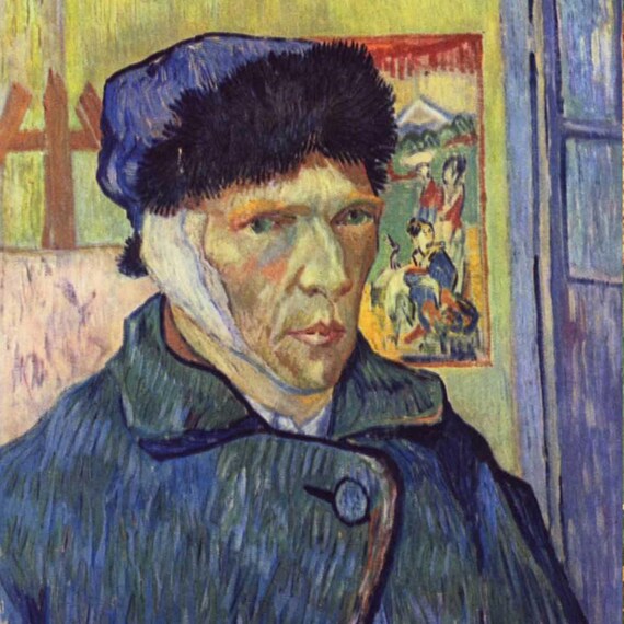 Postcard / Masterpieces / Vincent van Gogh / Self-portrait with bandaged ear