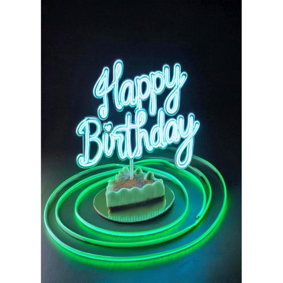 Postcard. Piece of cake Happy Birthday