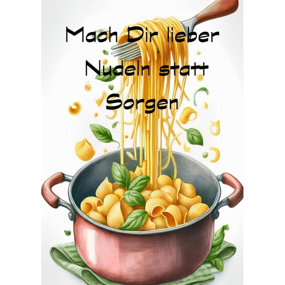 Postcard. Better make yourself some pasta......