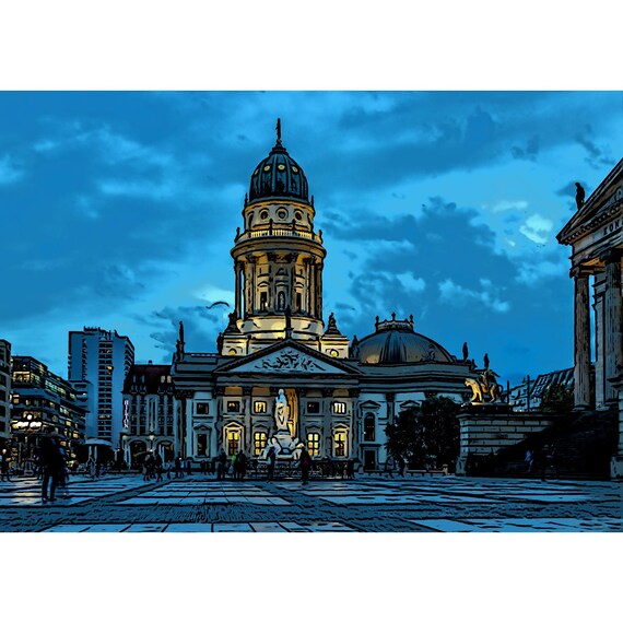 Postcard. Berlin Gendarmenmarkt
