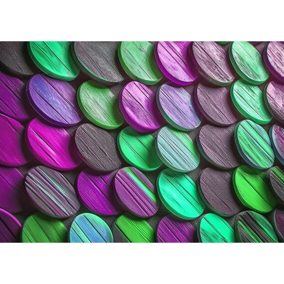 Postcard. Circles. Abstract