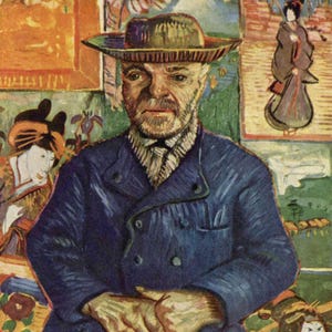 Cartolina / Capolavori / Vincent van Gogh / Il ritratto di Père Tanguy