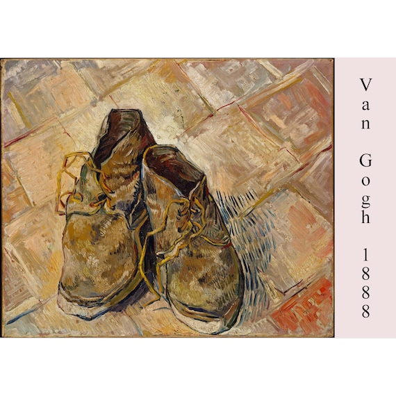 Postcard. Van Gogh. Shoes