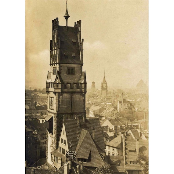 Postcard. Freiburg im Breisgau Martinstor
