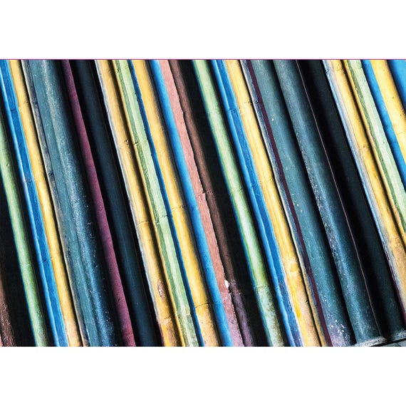 Postcard. Abstract. Stripes.