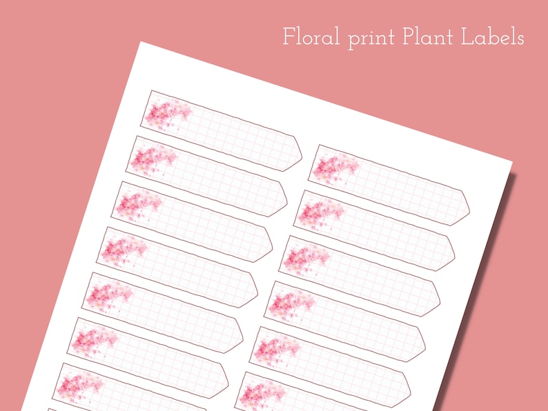 Printable Plant Labels for the Garden - Etsy